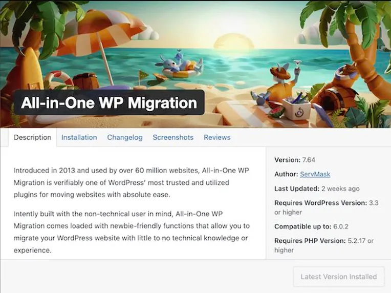 An image of a computer coder backing up a WordPress website