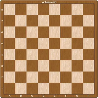A blank chess board