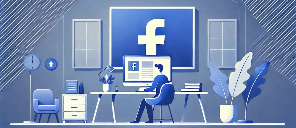 A featured image showing Facebook ad objective symbols